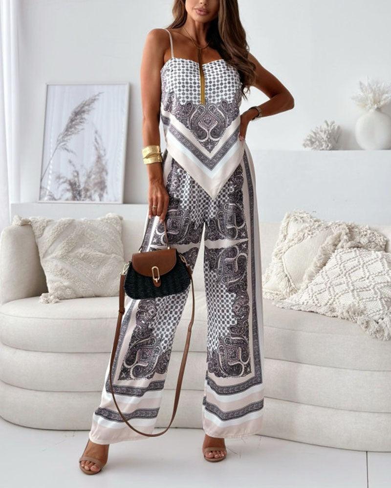 Helen | Ensemble de vêtements à la mode avec débardeur et pantalon prêt pour les vacances