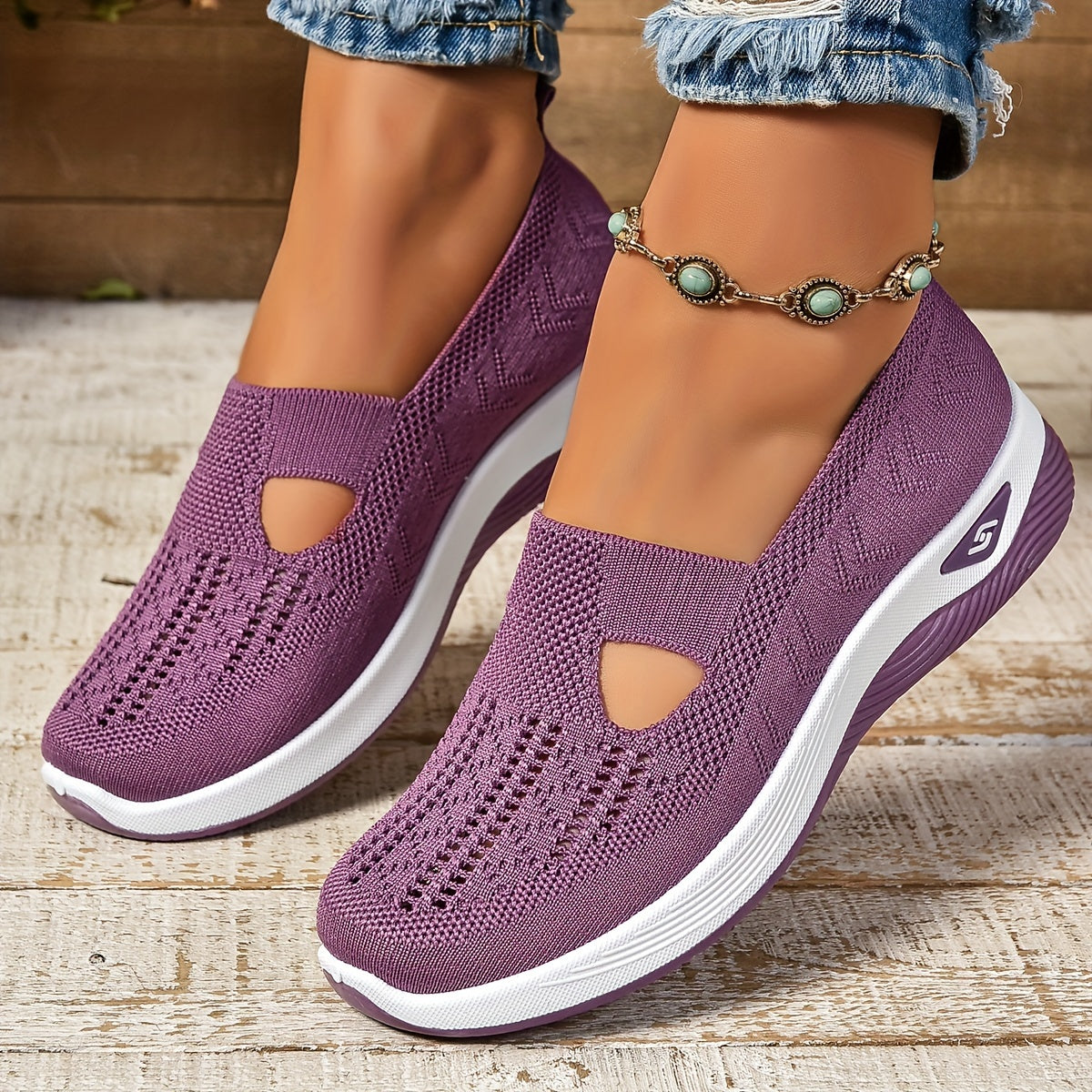 Fleurora™ | Breathable Slip-On Casual Sneakers
