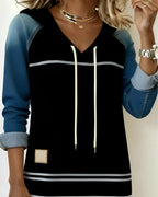 Ariana | Striped Hooded Dress