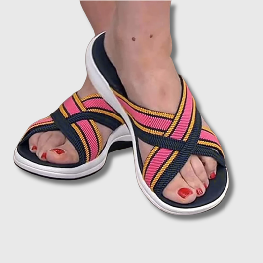 Aerynna™ | Sandales Croisées Orthopédiques Confort