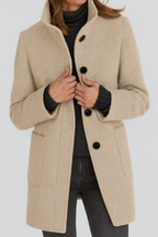 Ava | High Collar Coat