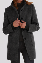 Ava | High Collar Coat