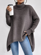 Elowen | Oversized Knit Turtleneck Sweater