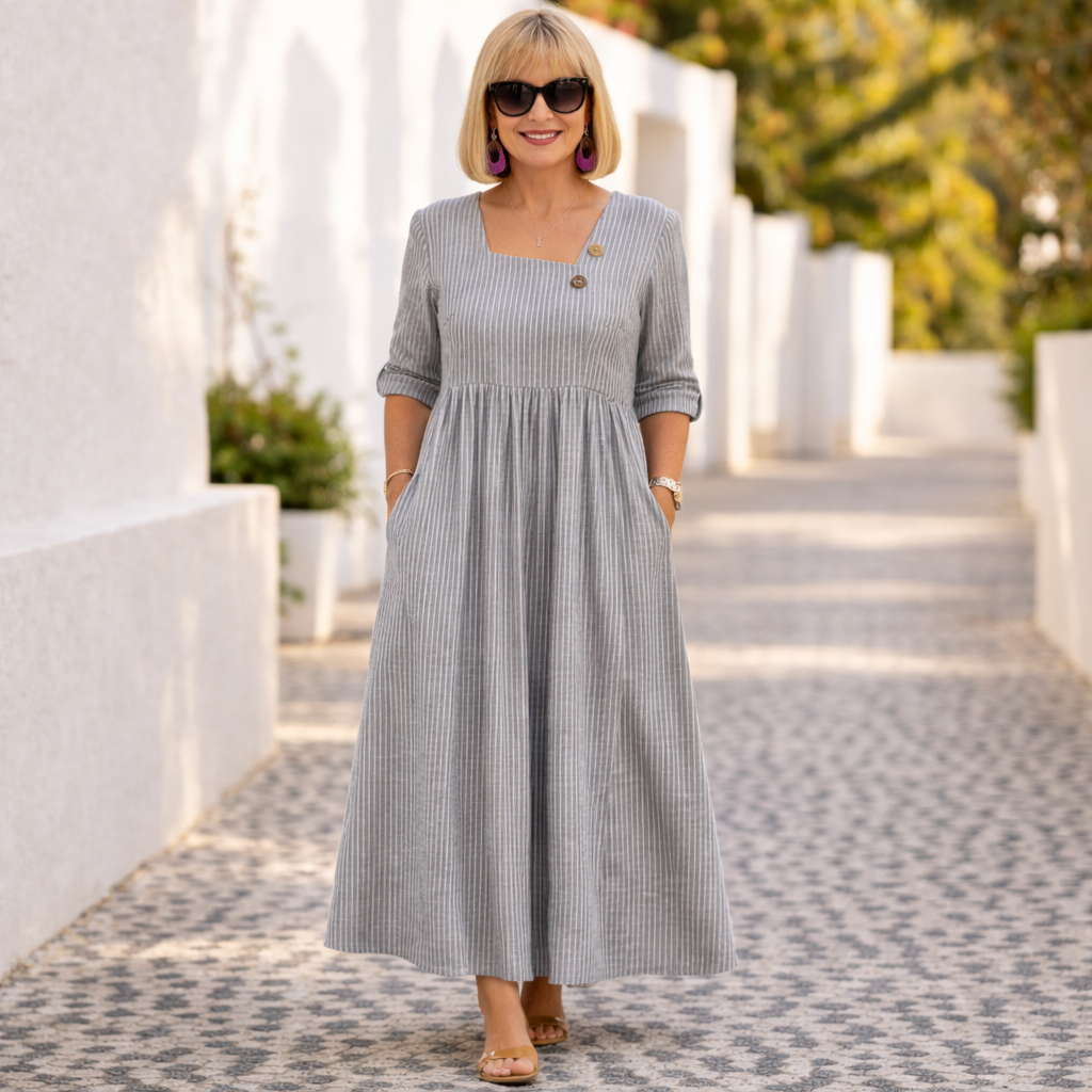 Cleomarie | Robe Midi Élégante