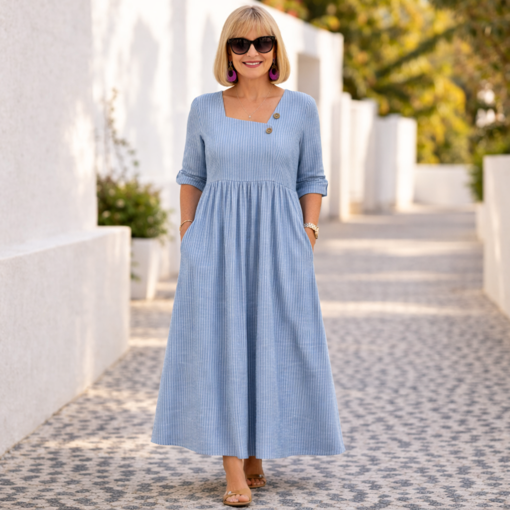 Cleomarie | Robe Midi Élégante