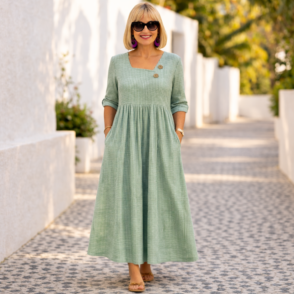 Cleomarie | Robe Midi Élégante