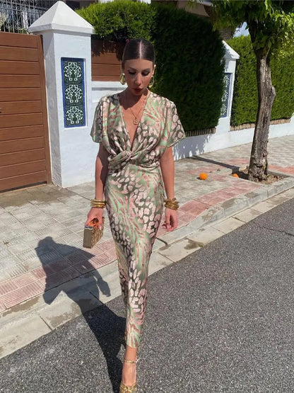 CLARANDRA | Robe midi cuivre élégante