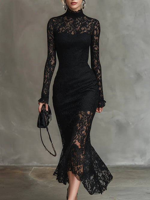 Valentina | Robe longue élégante en dentelle