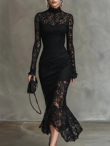 Valentina | Robe longue élégante en dentelle