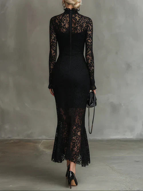 Valentina | Robe longue élégante en dentelle