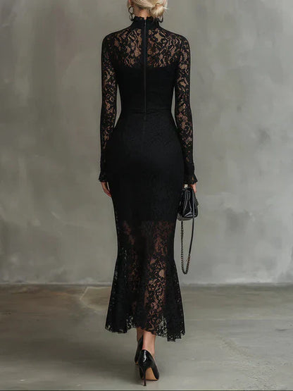 Valentina | Robe longue élégante en dentelle