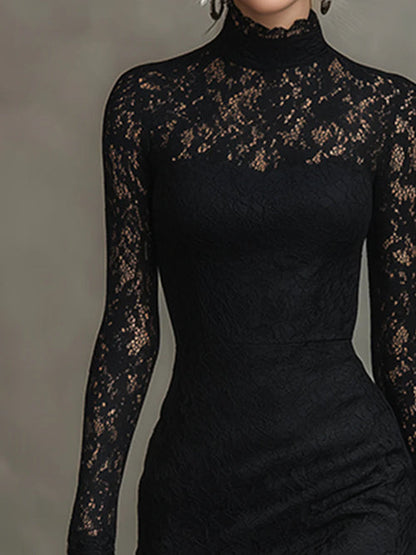Valentina | Robe longue élégante en dentelle