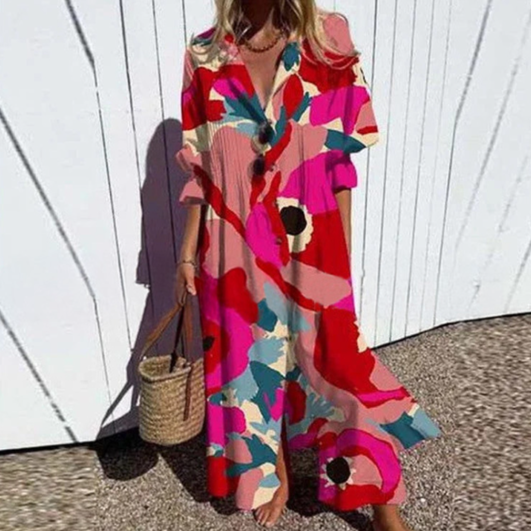 Susan | Robe longue Bloom Boldly