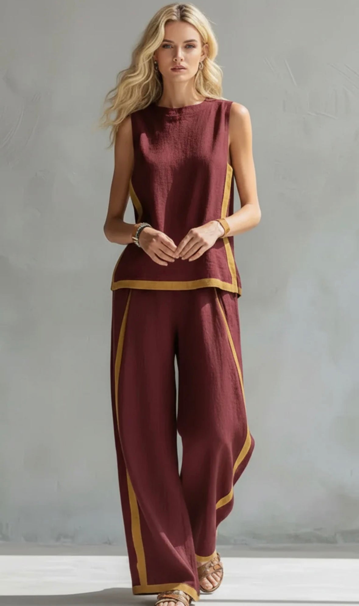 Leila™ | Ensemble Élégant en Deux Pièces