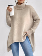 Elowen | Oversized Knit Turtleneck Sweater