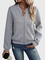 Laurie | Textured Zip Jacket
