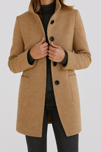 Ava | High Collar Coat