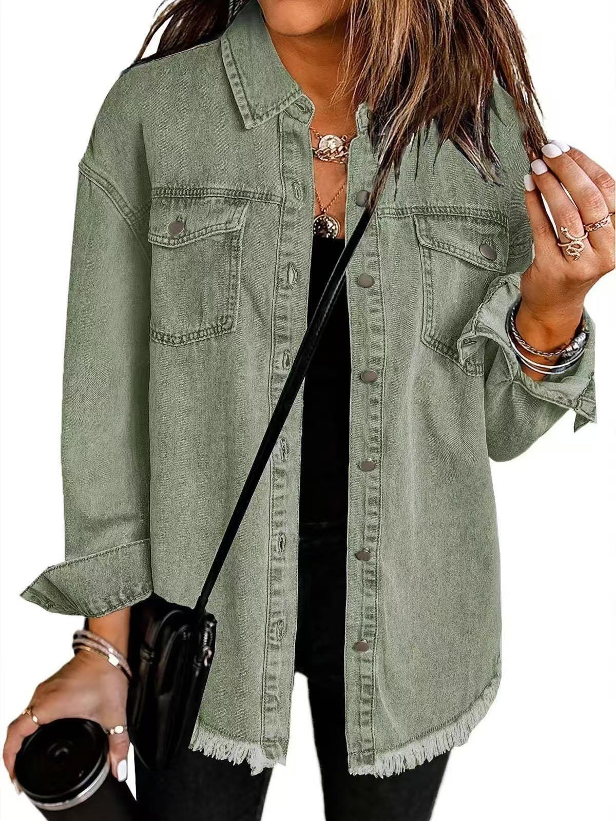 EmberElle™ | Veste utilitaire classique en jean