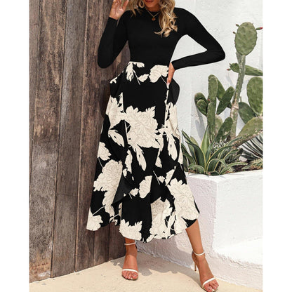 Robe midi sans manches SADIE™ – Charme floral