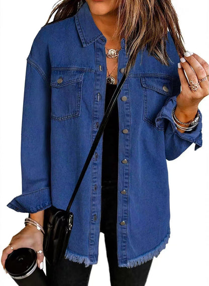 EmberElle™ | Veste utilitaire classique en jean