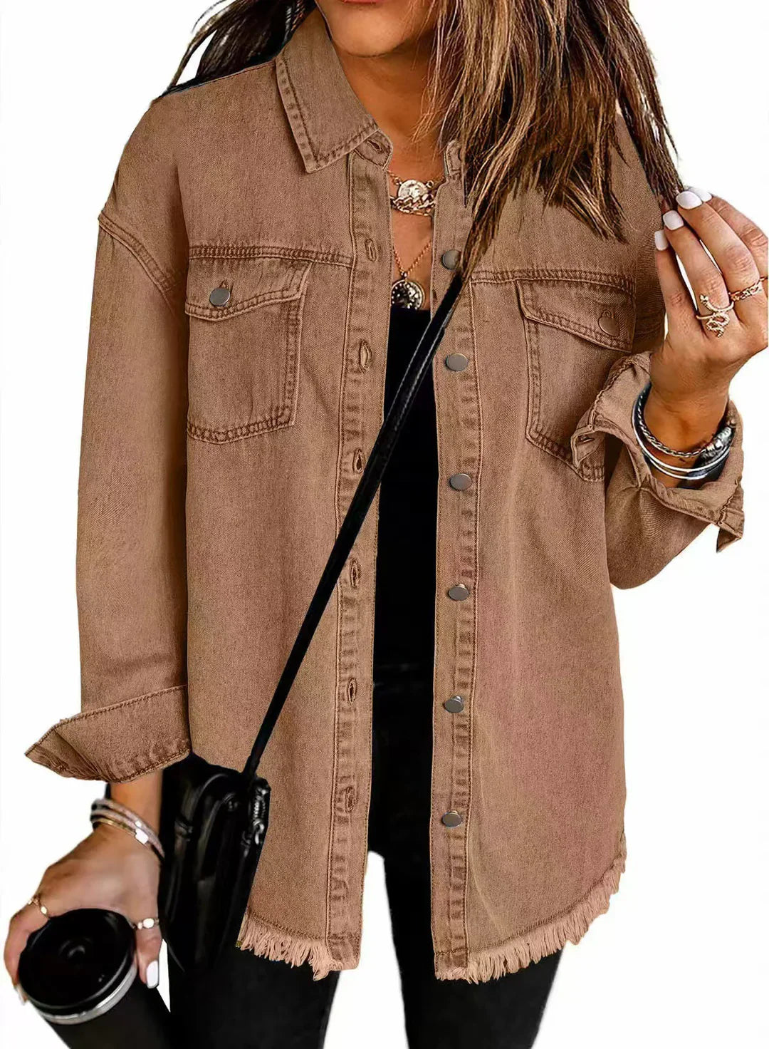 EmberElle™ | Veste utilitaire classique en jean