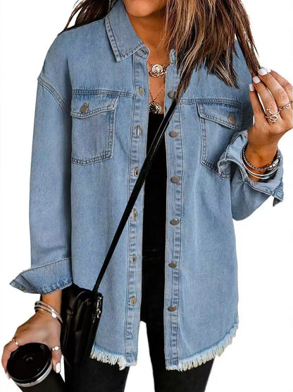 EmberElle™ | Veste utilitaire classique en jean