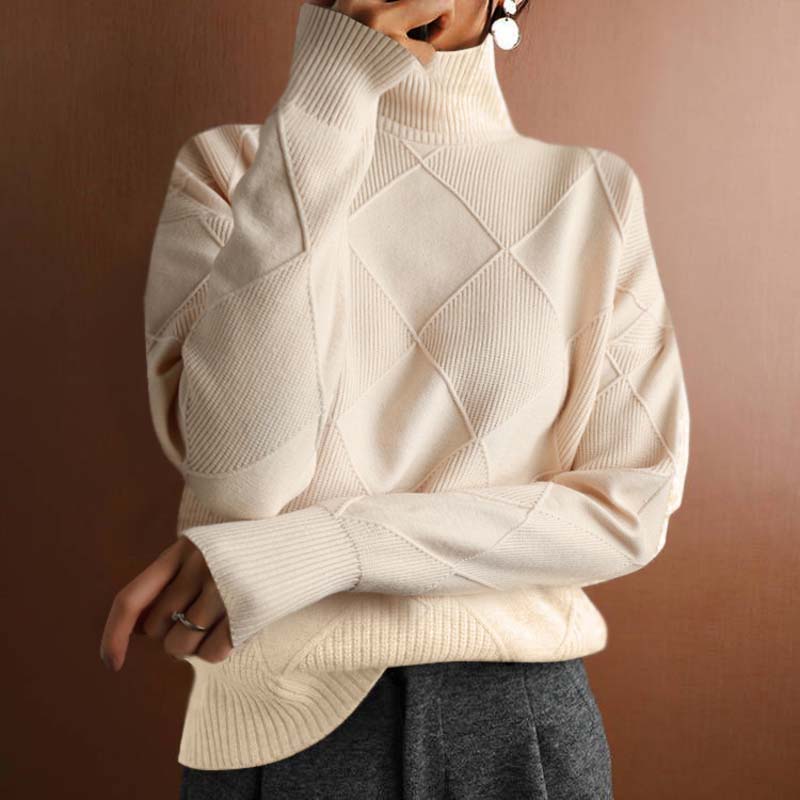 Evania™ | Pull décontracté en tricot de couleur unie