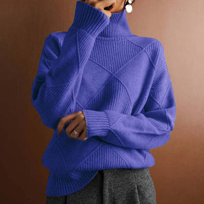 Evania™ | Pull décontracté en tricot de couleur unie