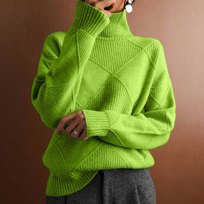 Evania™ | Pull décontracté en tricot de couleur unie