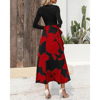 Robe midi sans manches SADIE™ – Charme floral