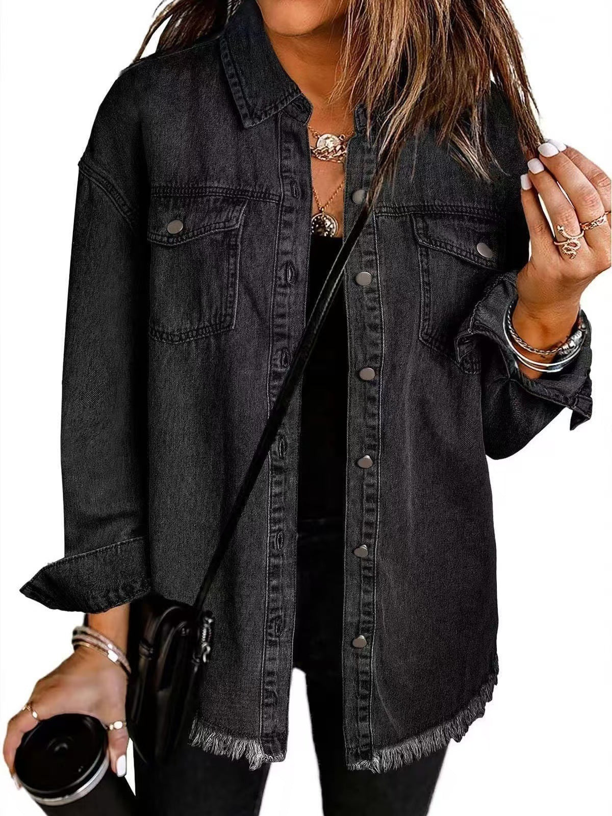 EmberElle™ | Veste utilitaire classique en jean
