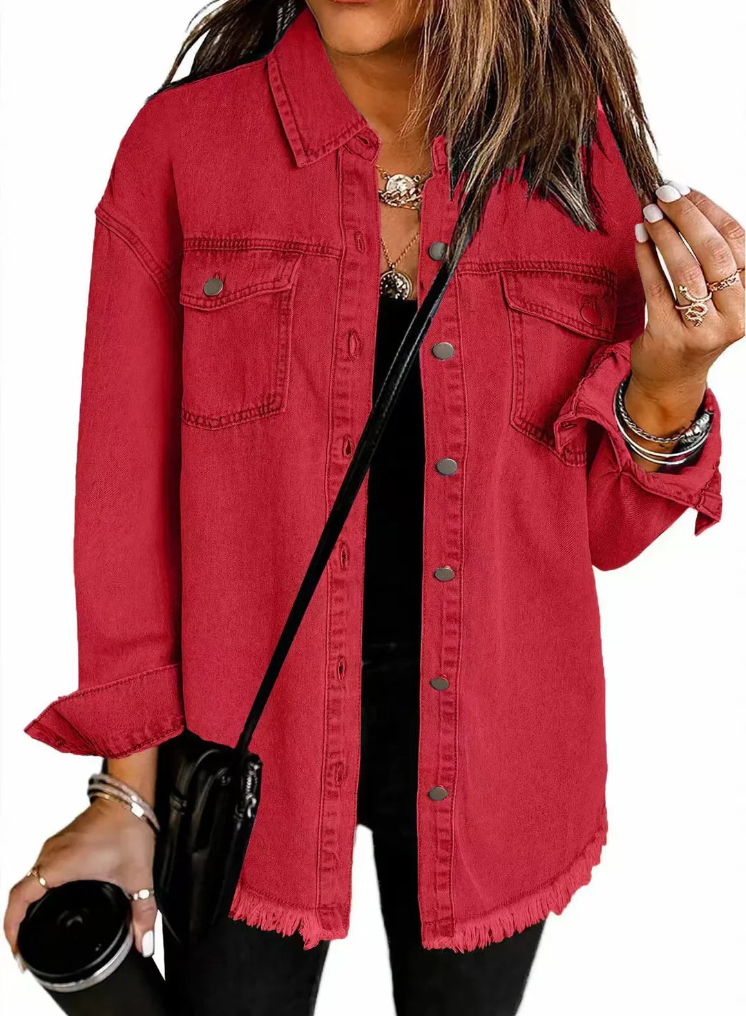 EmberElle™ | Veste utilitaire classique en jean
