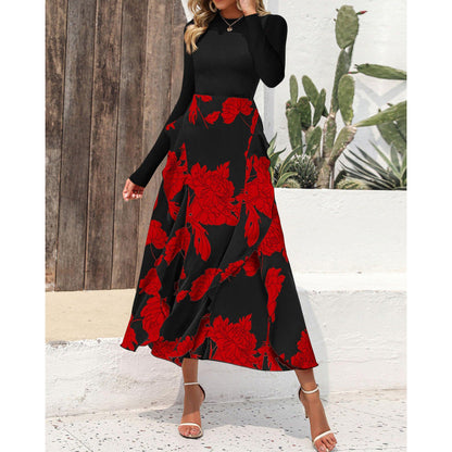 Robe midi sans manches SADIE™ – Charme floral