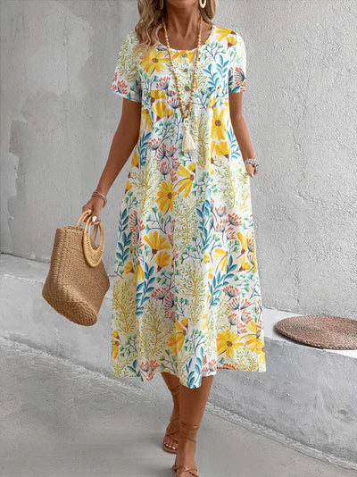 Gysellea™ | Classic Floral Prin Dress