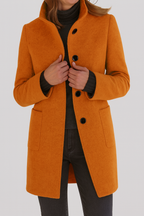 Ava | High Collar Coat