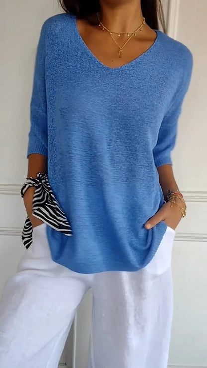 Hazel – Blouse Confortable au Toucher