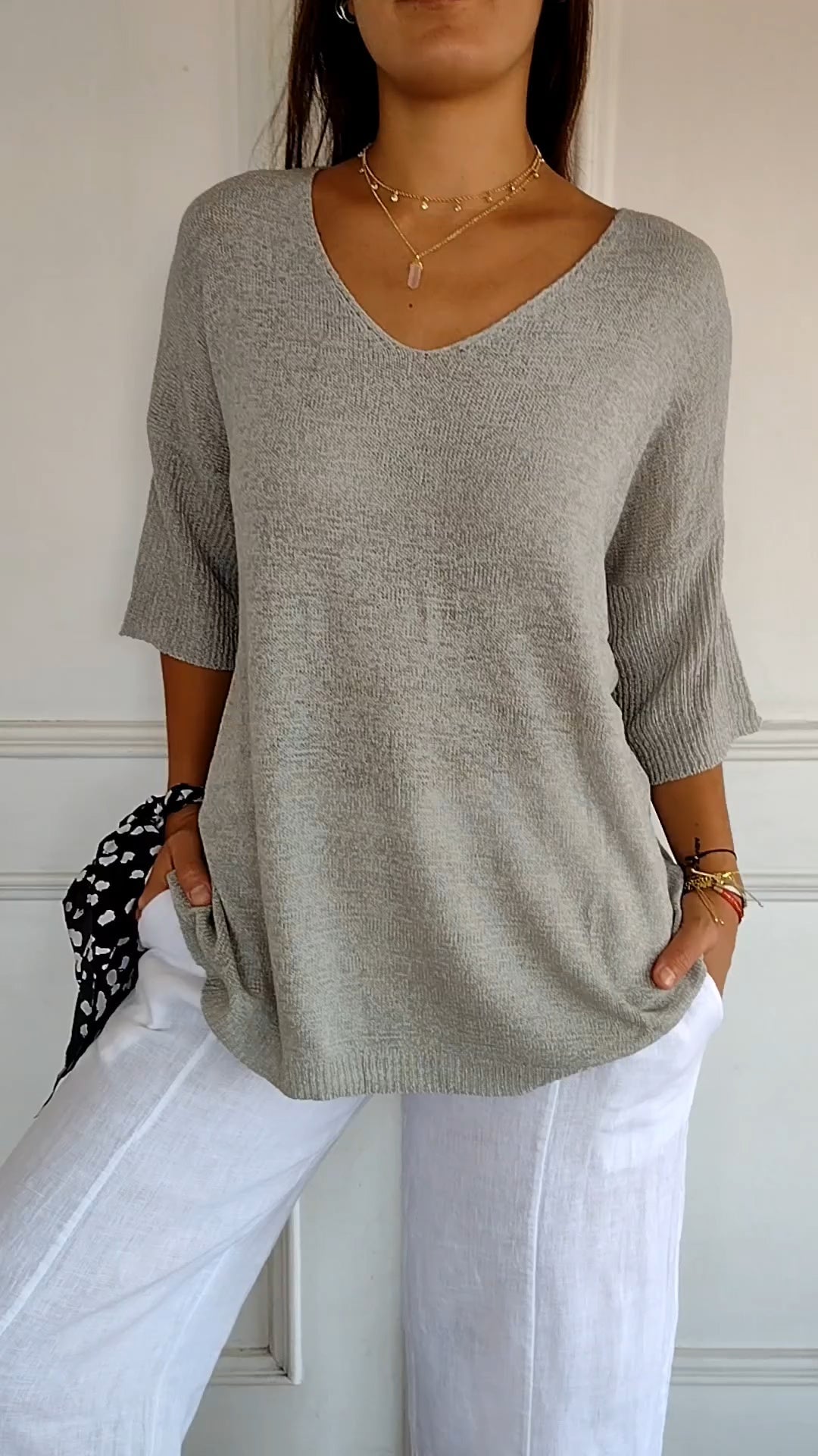 Hazel – Blouse Confortable au Toucher