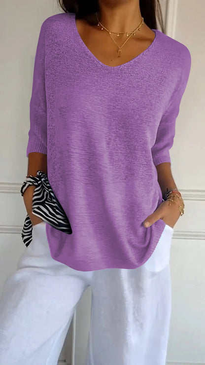 Hazel – Blouse Confortable au Toucher