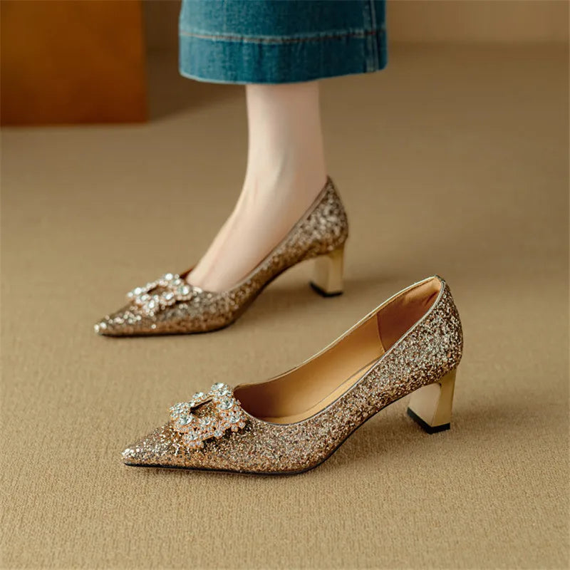 Gloria Glitter Pumps