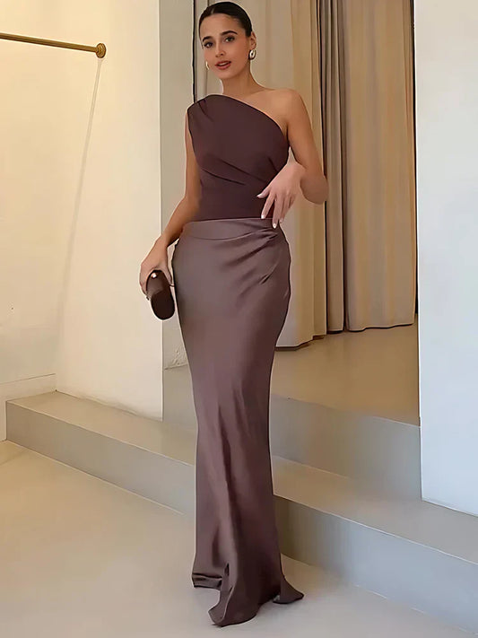 Robe Maxi À Une Épaule Seana™