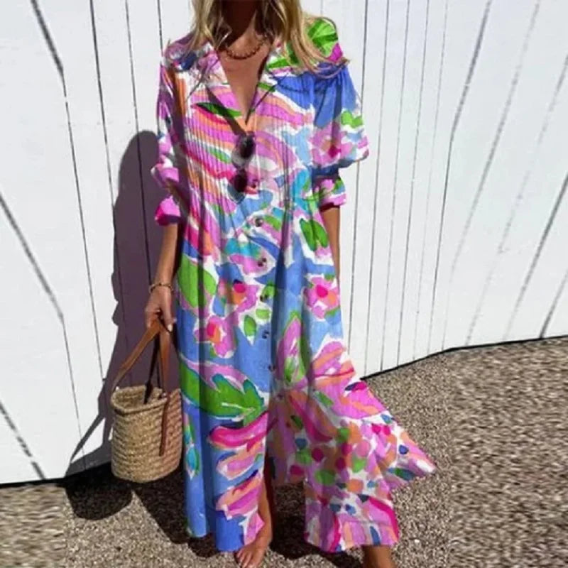 Susan | Robe longue Bloom Boldly