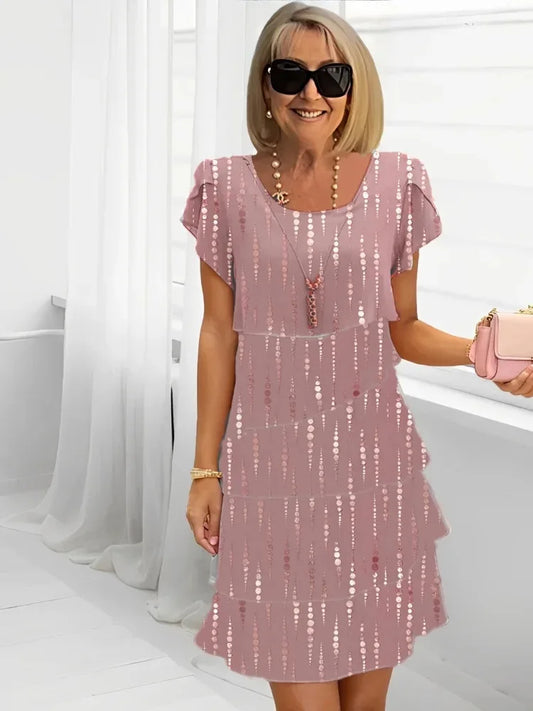 Victoria | Robe à volants Élégante et Confortable
