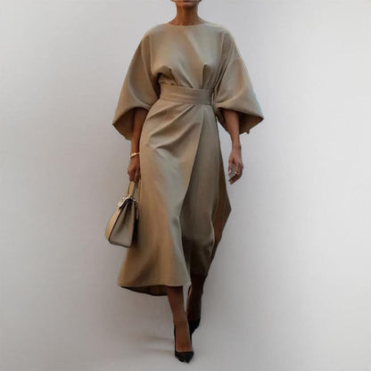 KATARZYNA | ROBE MAXI AVEC MANCHES KIMONO