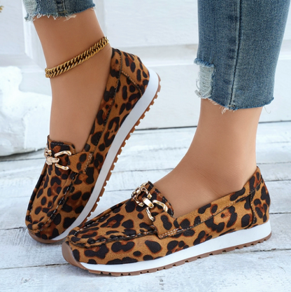 Everly - Mocassins imprimé léopard