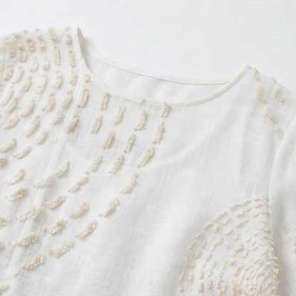 Robe décontractée pour femme brodée.