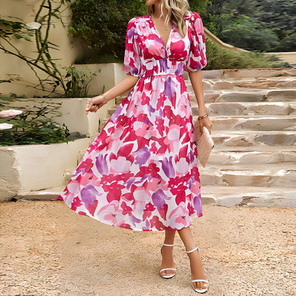 ANNELIE™ – Robe Midi Florale Daydream