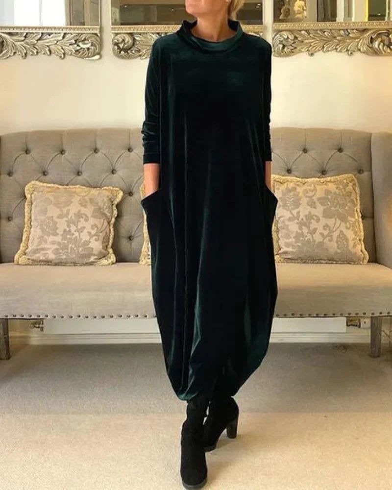 Eliza | Robe en velours décontractée