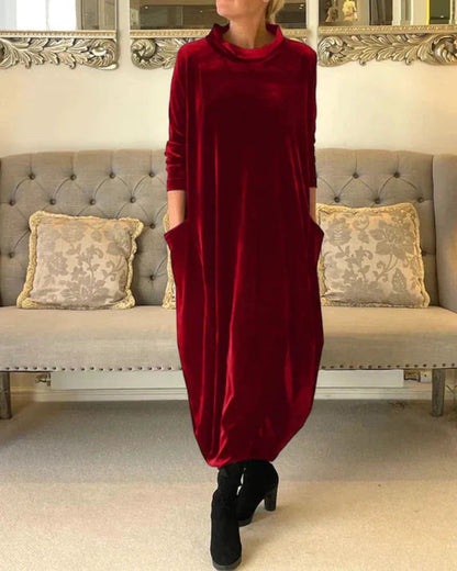 Eliza | Robe en velours décontractée
