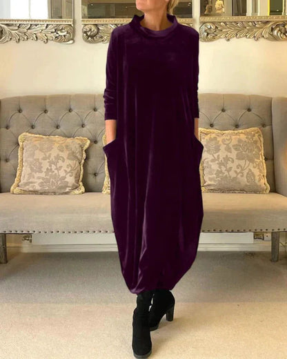 Eliza | Robe en velours décontractée