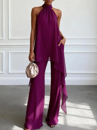 Ensemble Élégance Lilas Deux Pièces